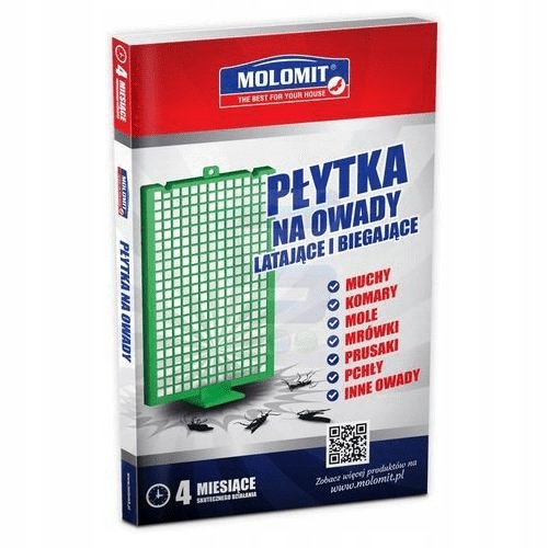 

Molomit Płytka Na Owady Mrówki Komary Muchy