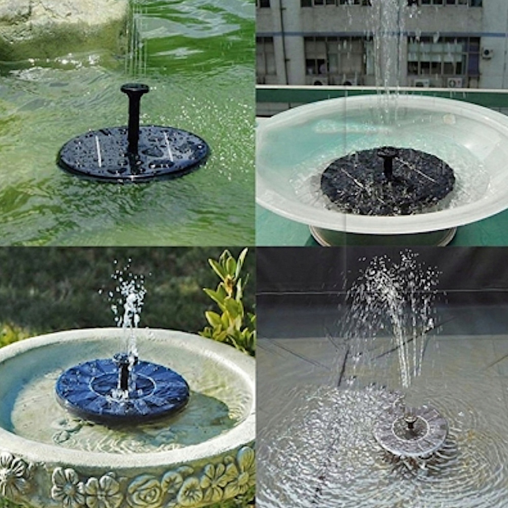 FONTANNA SOLARNA OGRODOWA POMPA PŁYWAJĄCA DO OCZKA Typ fontanna (pompa)