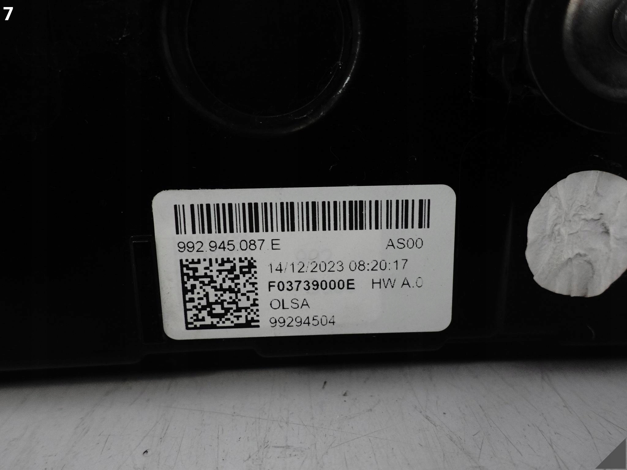 PORSCHE 911 992 19- auxiliary light STOP STOPU LED cap grid intake rear part
