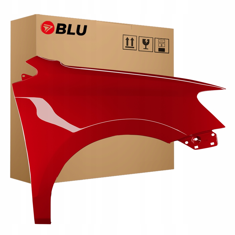 Blu Blatník Vw Polo 6R V 5 LA3X pravý červený 09-17 přední pozink