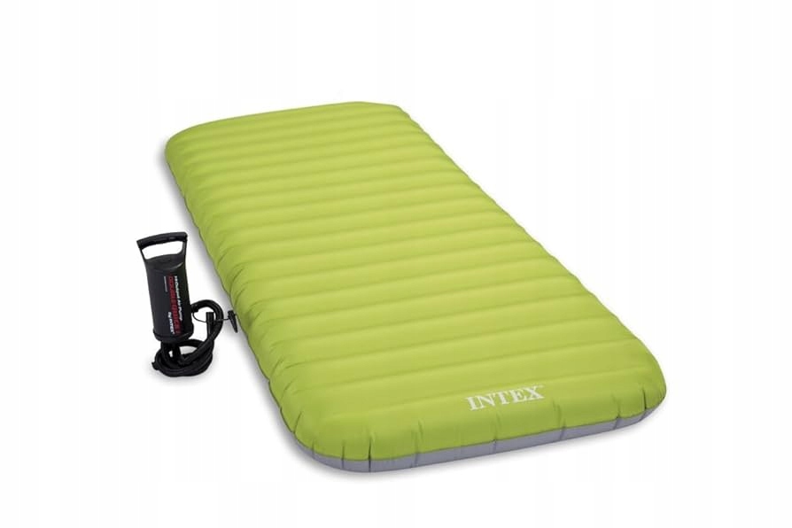 Wzmocniony Wytrzymały Dmuchany Materac Tpu Góry 1os 76x191x13cm Intex 64780