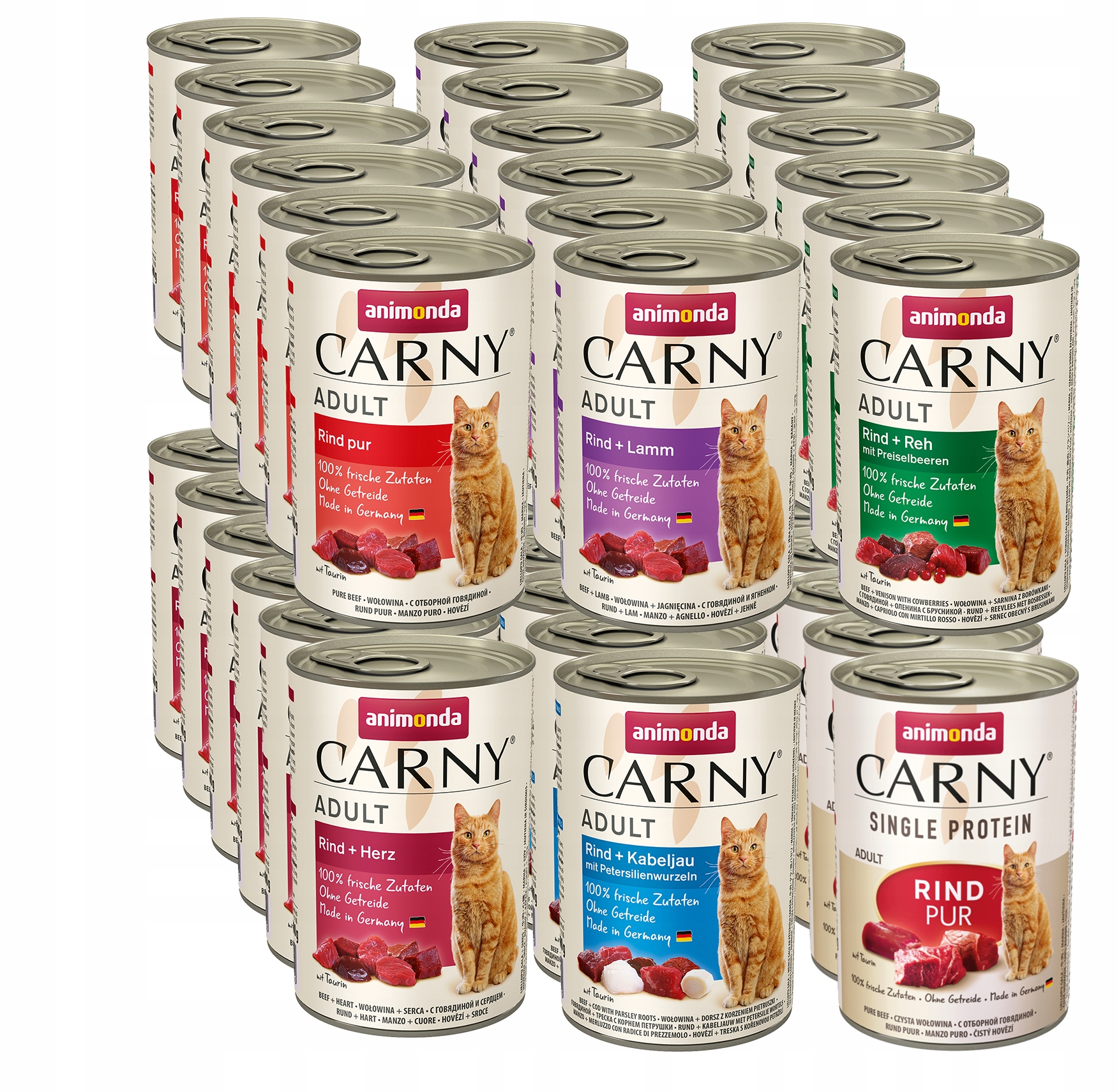 Levně Animonda Carny Adult mix chutí bez drůbeže Set konzerv 400g x36 Single