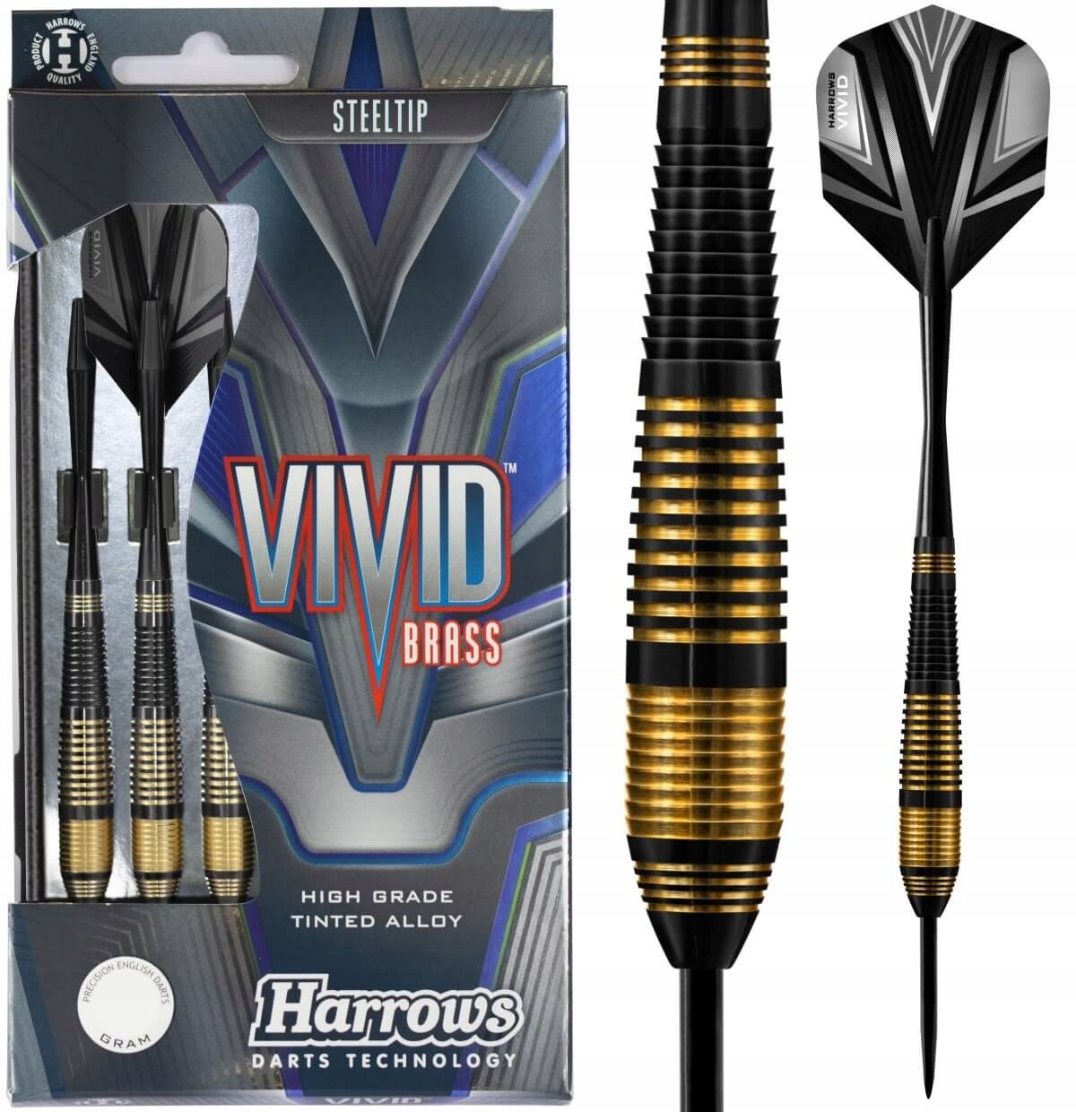 Lotki Rzutki Dart Harrows Vivid Brass Mosiężne 21g