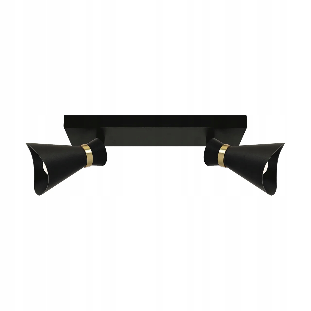 Struhm Loreta Nástěnná a stropní lampa černá 2xE14 35W Pohyblivé kroužky