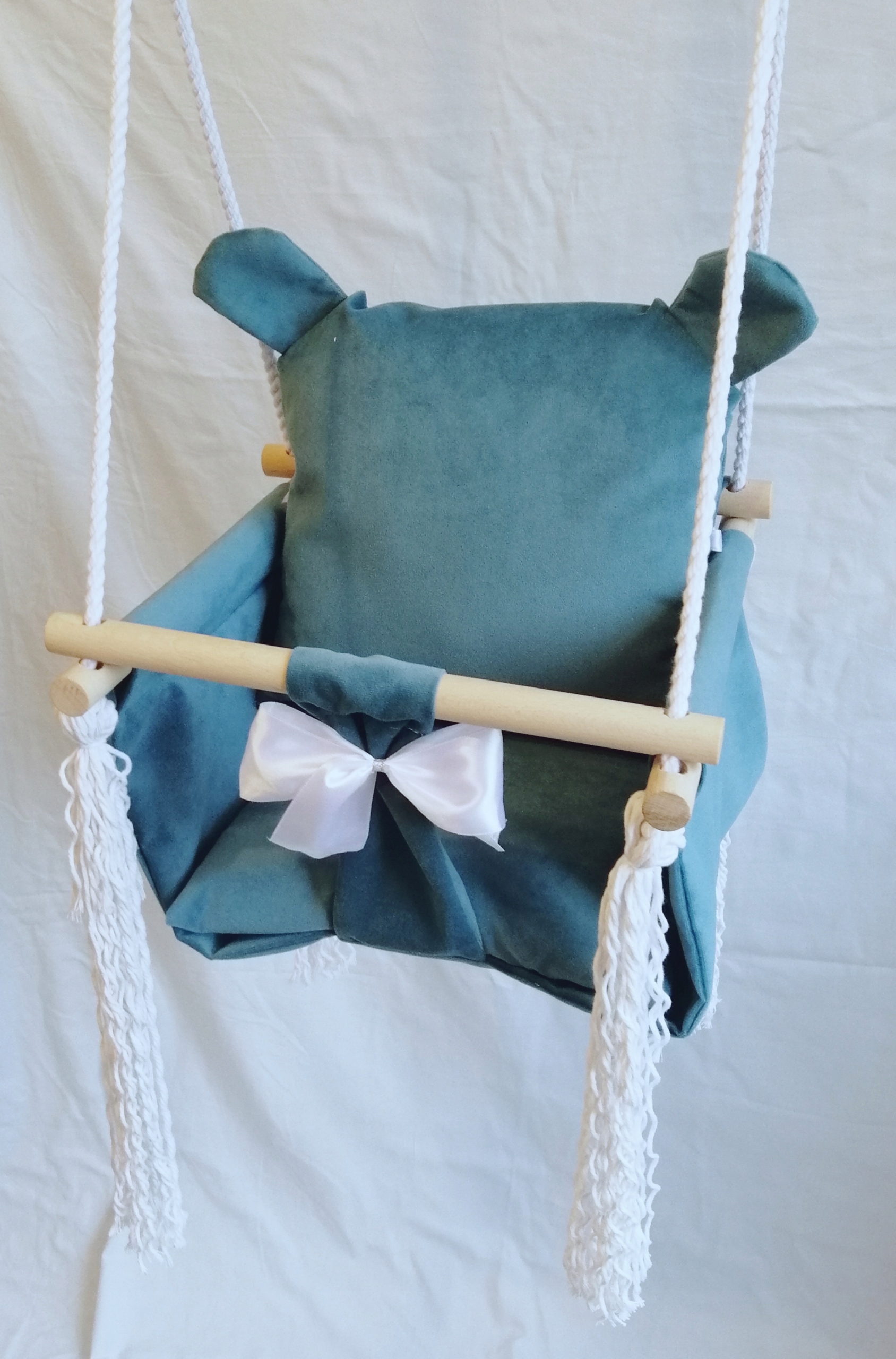 HUŚTAWKA DLA DZIECI miś kolor TURKUSOWY Rodzaj bujaki