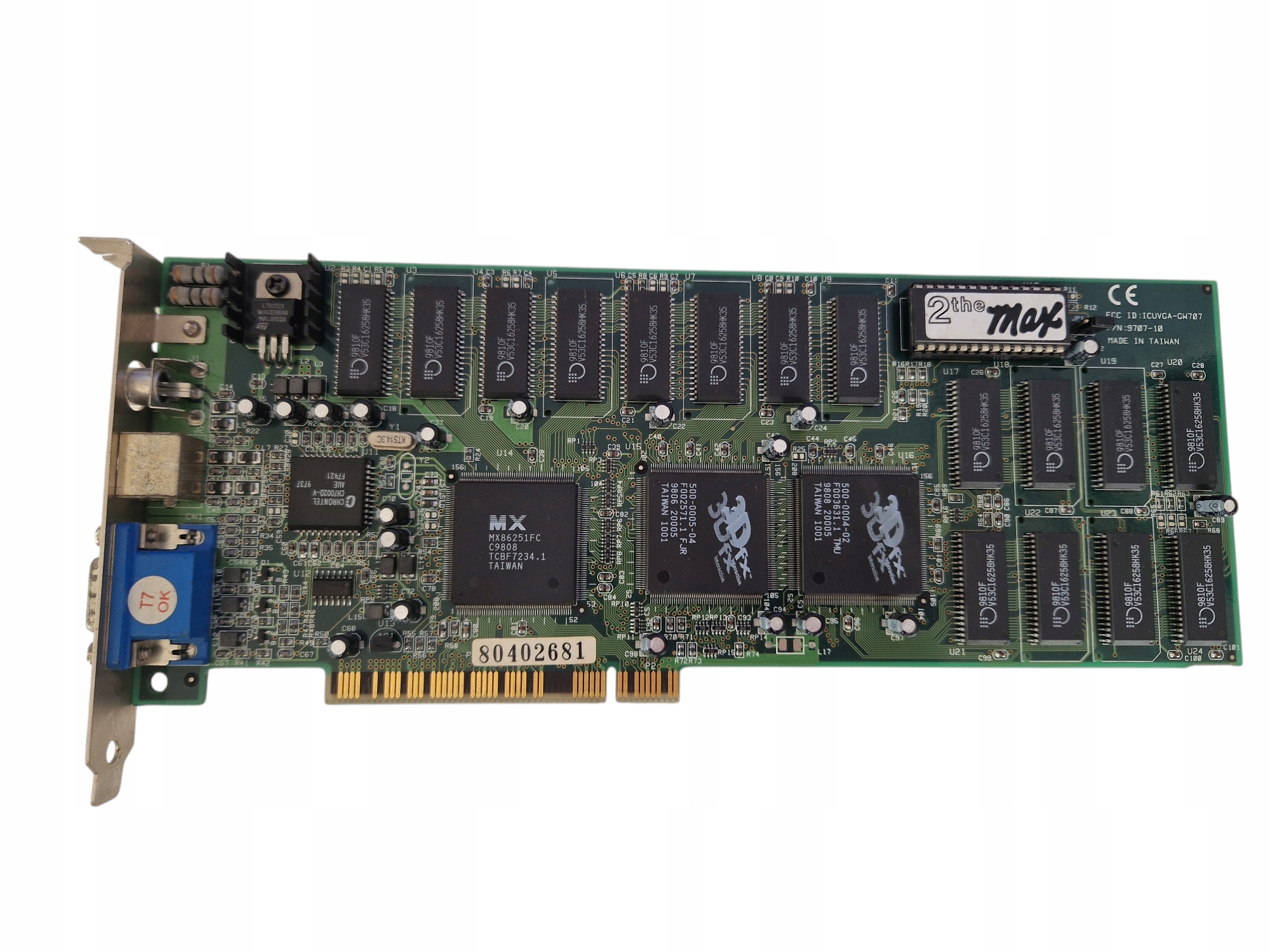 Karta graficzna 2theMAX Gainward Fantasy FX Dragon 2000 Voodoo Rush 8MB PCI