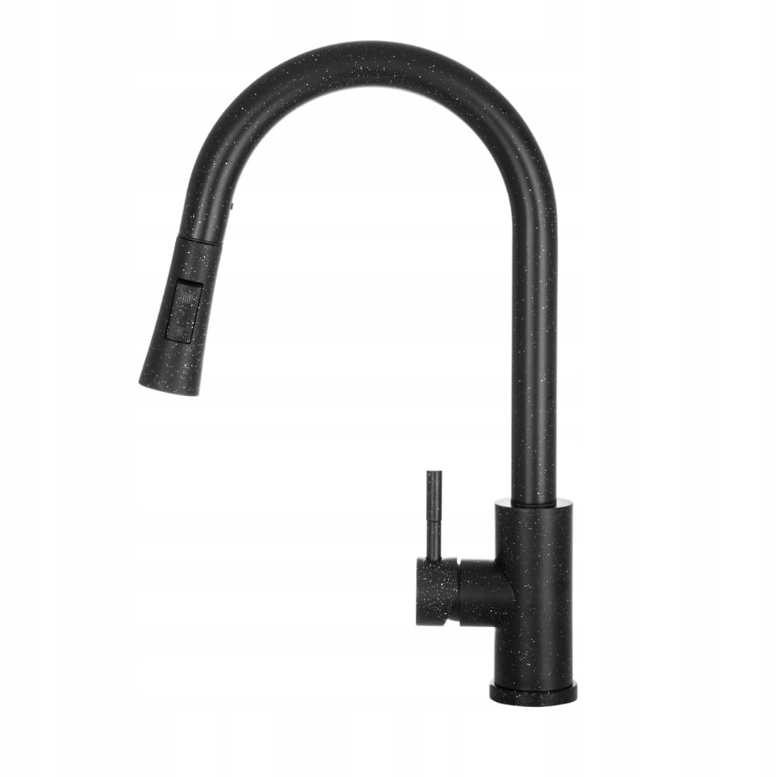 Kuchyňská stojánková baterie granitová černá Taru Slim Gamma