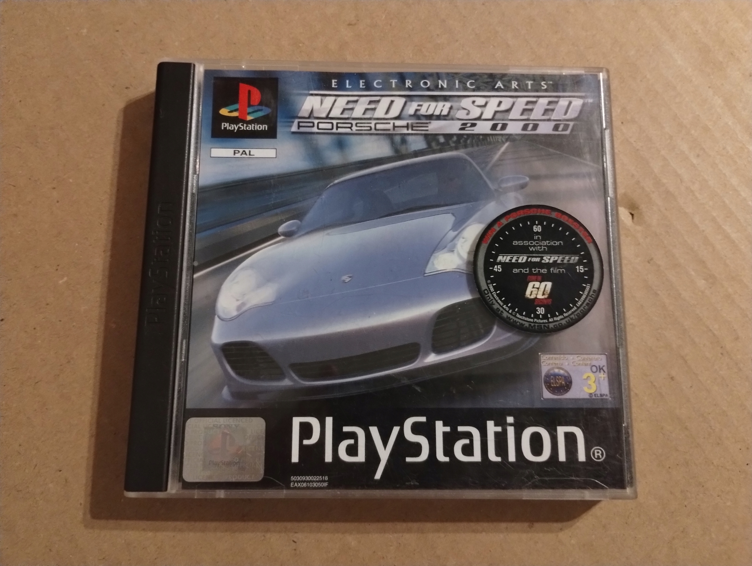 Need for Speed Porsche PlayStation (PSX) pudełkowa