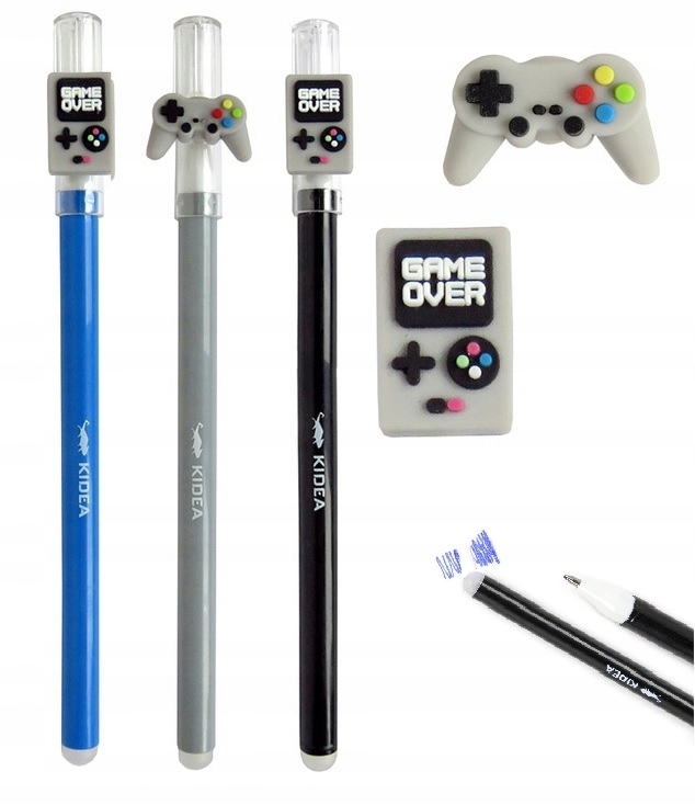 

Długopis Wymazywalny Kidea Game, Pad Player 3szt