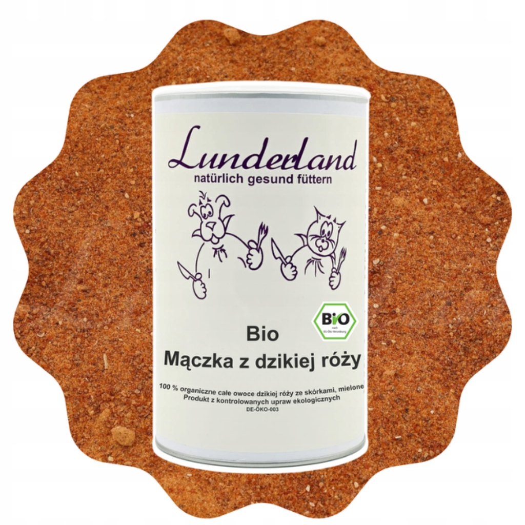 Levně Lunderland Bio Divoká růžová moučka bez přísad a konzervantů