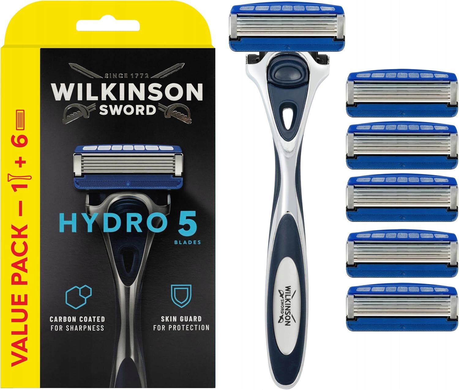 Wilkinson Sword Hydro 5 holicí strojek 5 břitů 6 náhradních hlavic