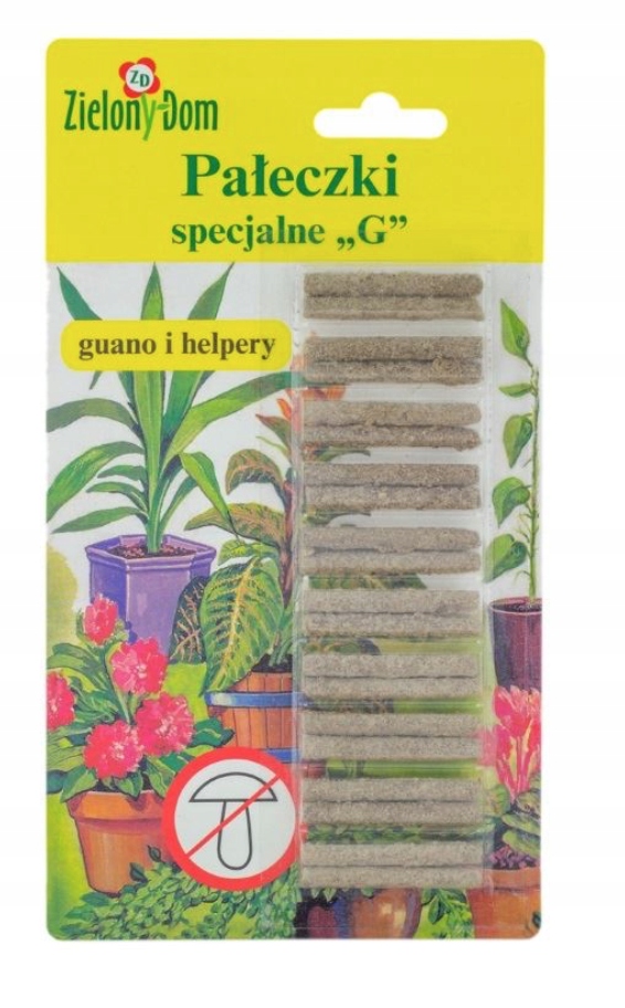 Pałeczki specjalne GRZYBOBÓJCZE G rośliny domowych Kod producenta Zagajnik