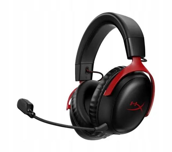 Słuchawki HyperX Cloud III Wireless Gaming Headset Czarno-Czerwone