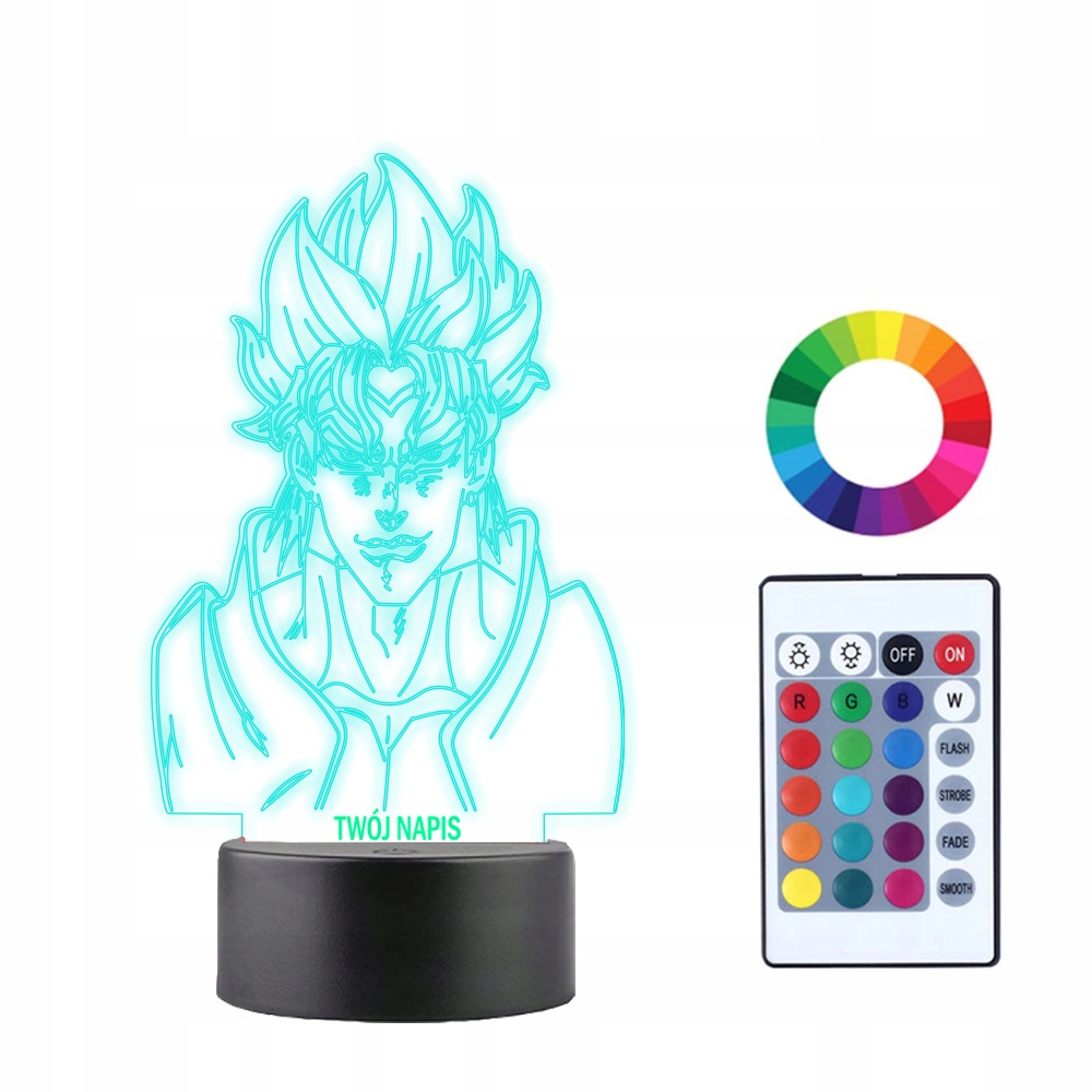 

Lampka Nocna 3D Led Jojo's Bizzare Adventure Dio