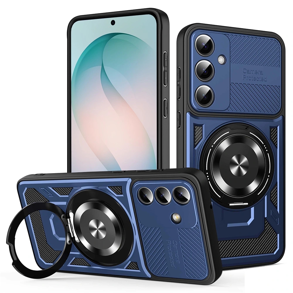Techsuit RuggedCam Etui z osłoną Samsung Galaxy S26 Plus niebieskie