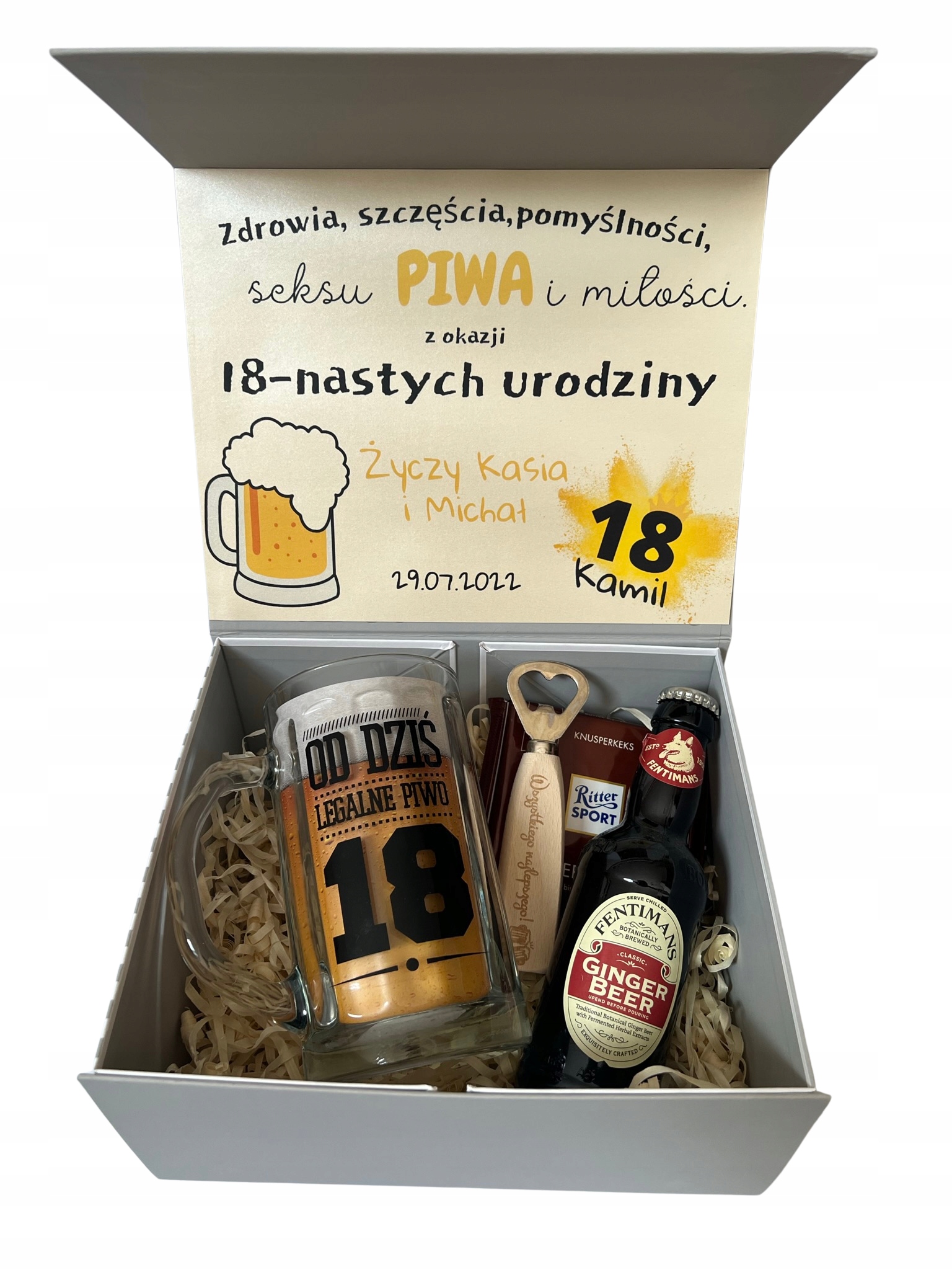 Krabička Box dárek 18. narozeniny pro kluka