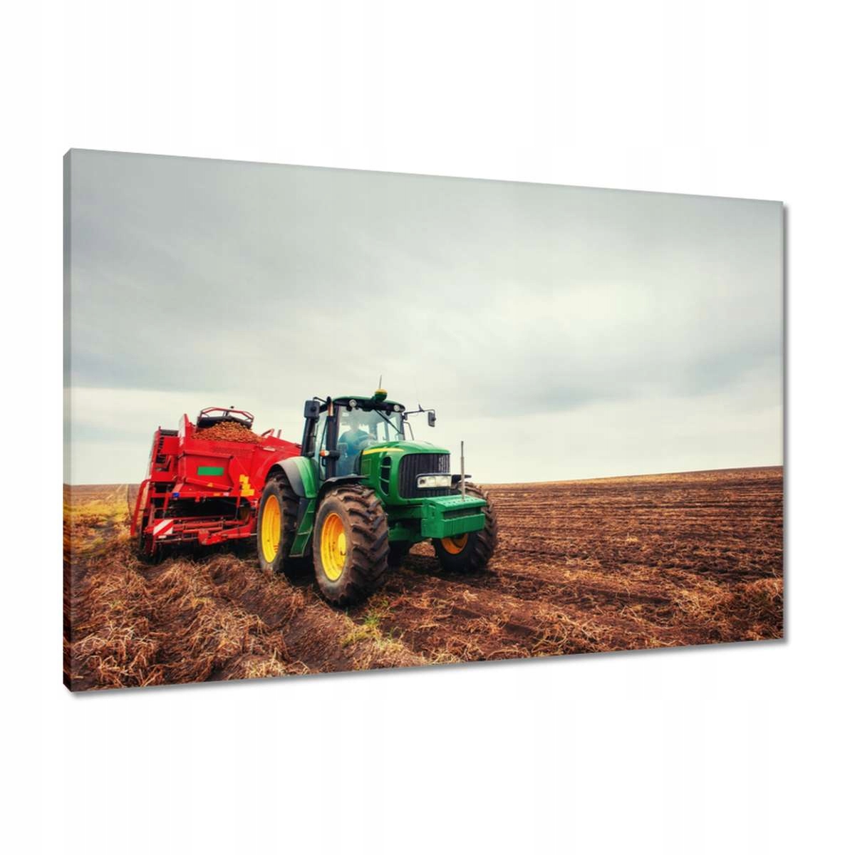 Obrazy 90x60 Traktor orka pole zemědělec