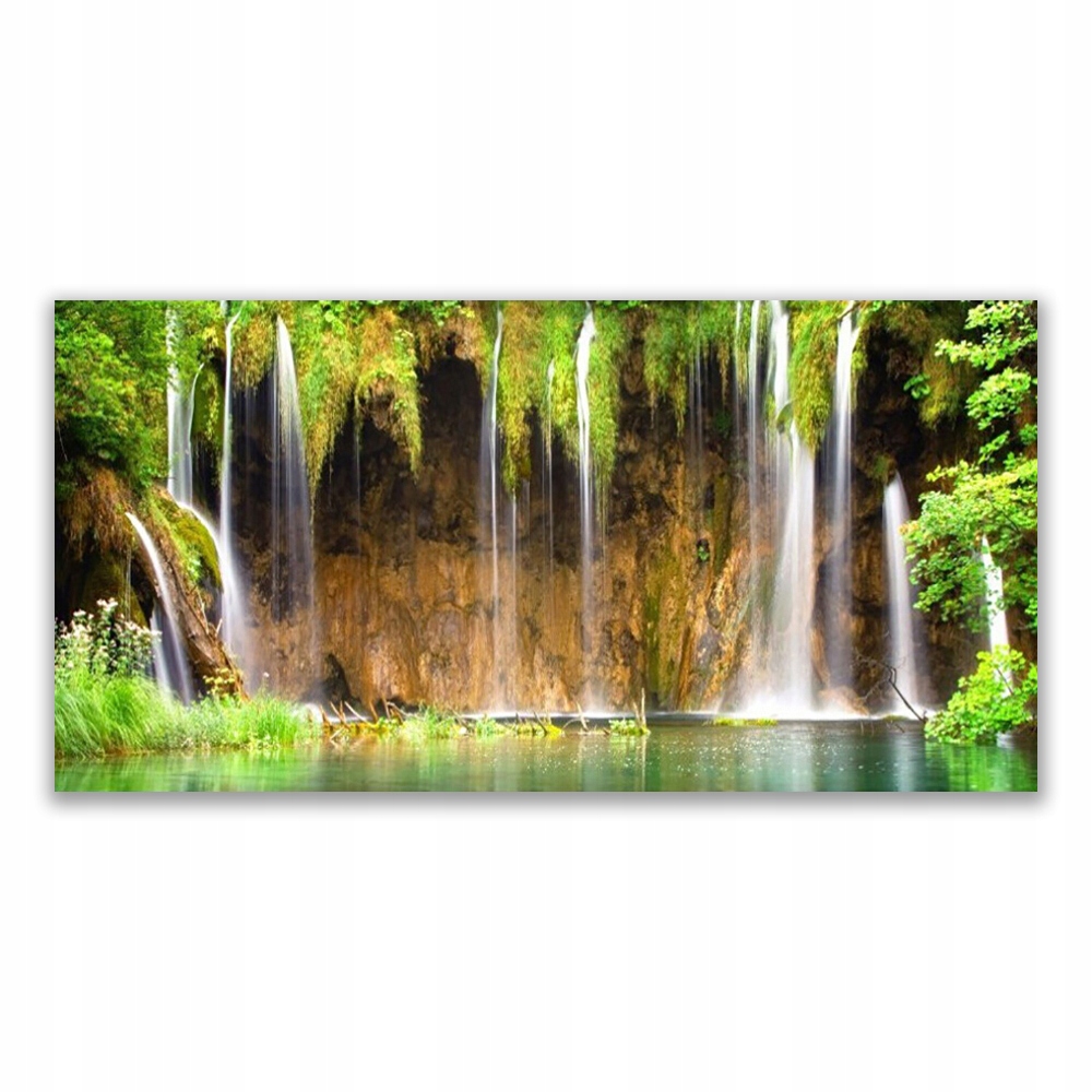 

Fotoobraz akryl nowoczesny 140x70 Wodospad Natura