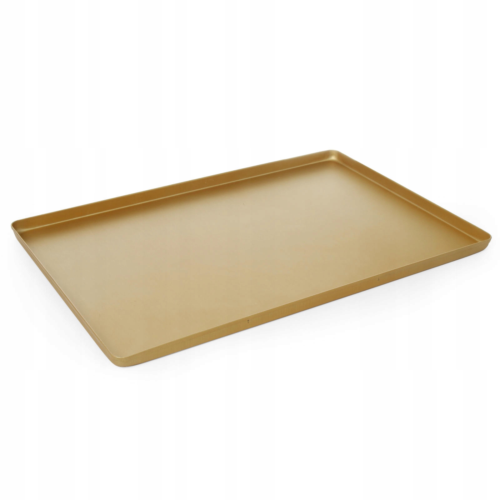 Výstavní cukrářská miska na dort 30 x 20 cm, zlatá, vhodná na dezerty