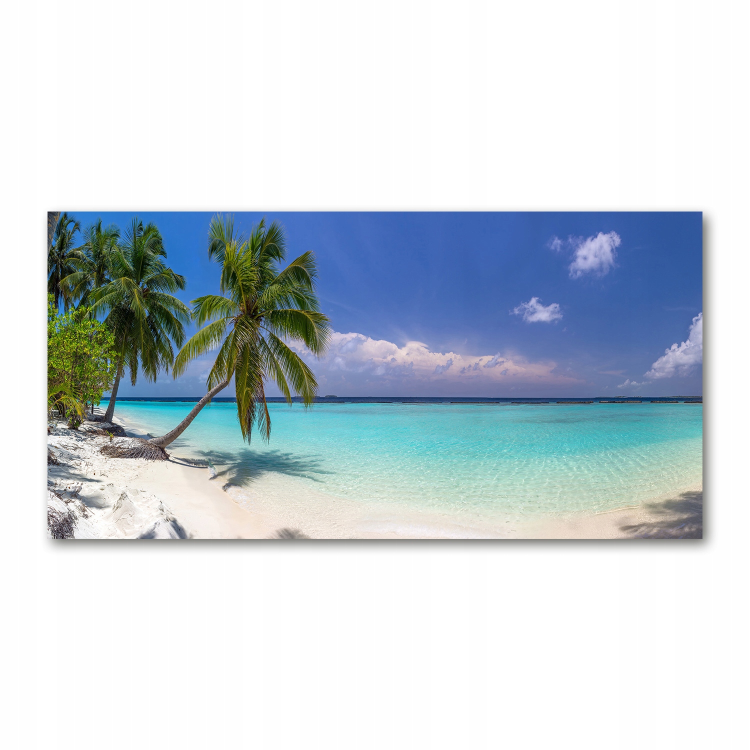 

Foto obraz akryl zdjęcie Panorama plaży 120X60 cm