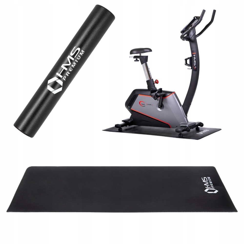 Mata Antypoślizgowa Pod Sprzęt Rower Bieżnię Do Ćwiczeń 130x70 cm Hms