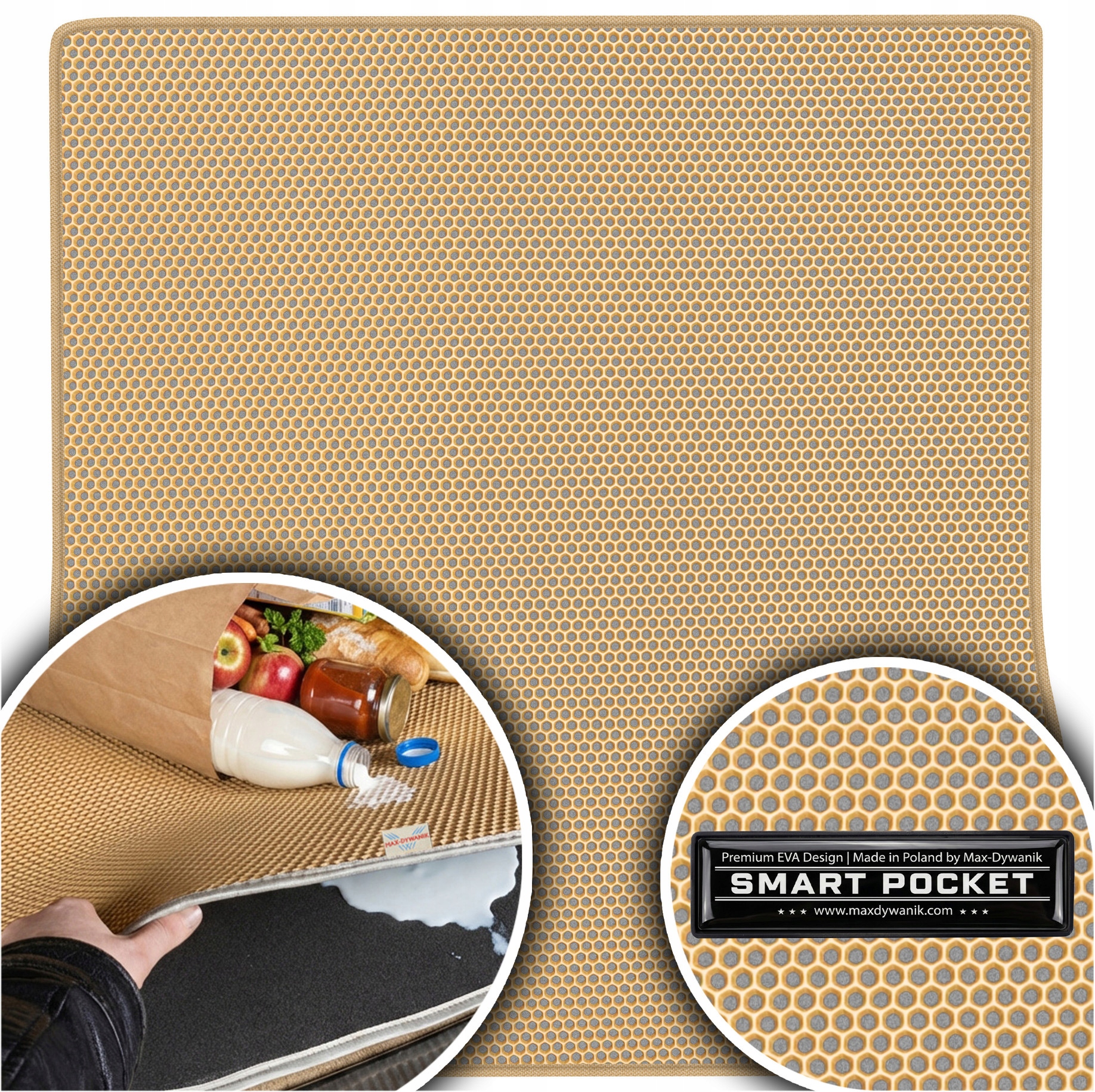 Bmw 1 E81 E87 Hb 2004-2011 Vložka do kufru Eva Smart Pocket Béžová