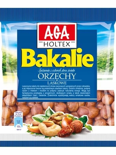 5 x Aga Holtex Lískové ořechy 60 g Bakalie