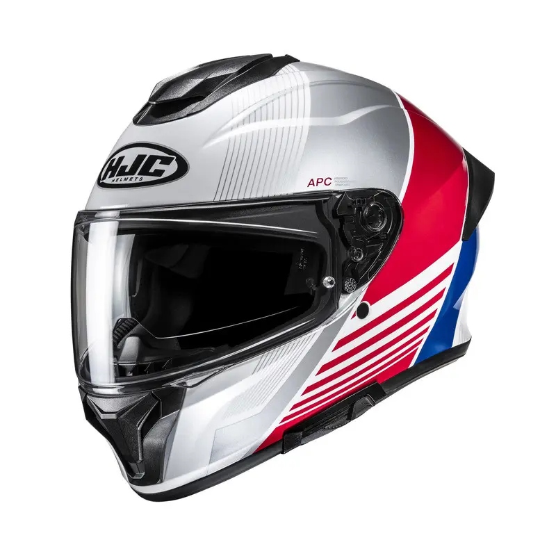 Motocyklová prilba Hjc C71 Morix White Red XL