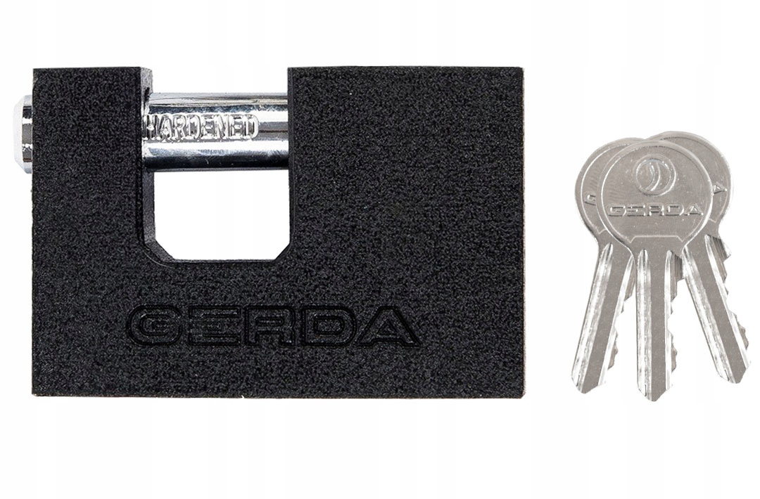 

Kłódka trzpieniowa żeliwna 90mm Gerda KZT90