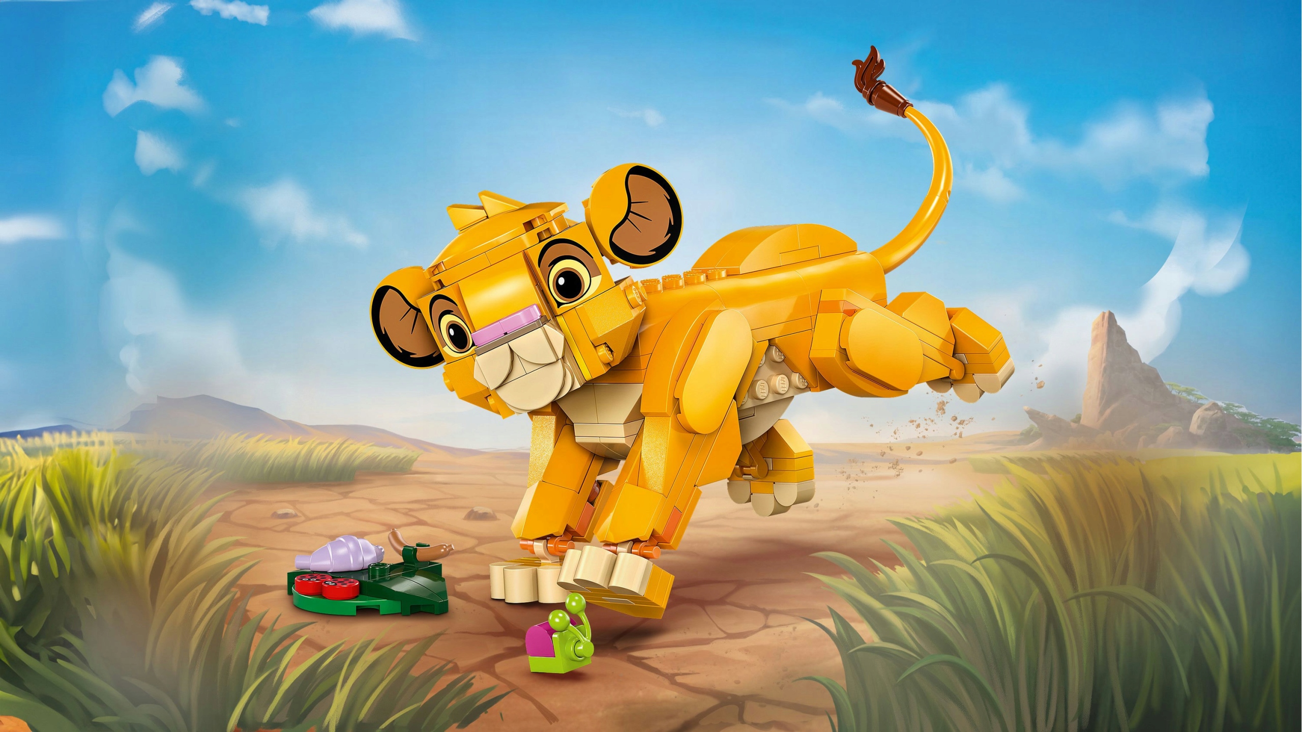 LEGO Disney 43243 Disney 43243 Lew Simba z Króla Lwa + torebka prezentowa Marka LEGO