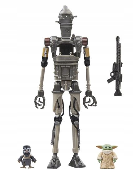 Star Wars The Mandalorian Sada 3 figurek IG-12 Grogu Azellan G0670