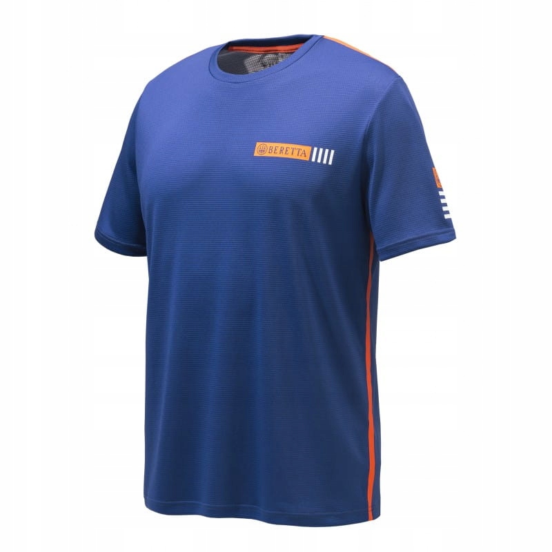 T-shirt koszulka strzelecka Beretta Stripe TS961 Blue Beretta XXL