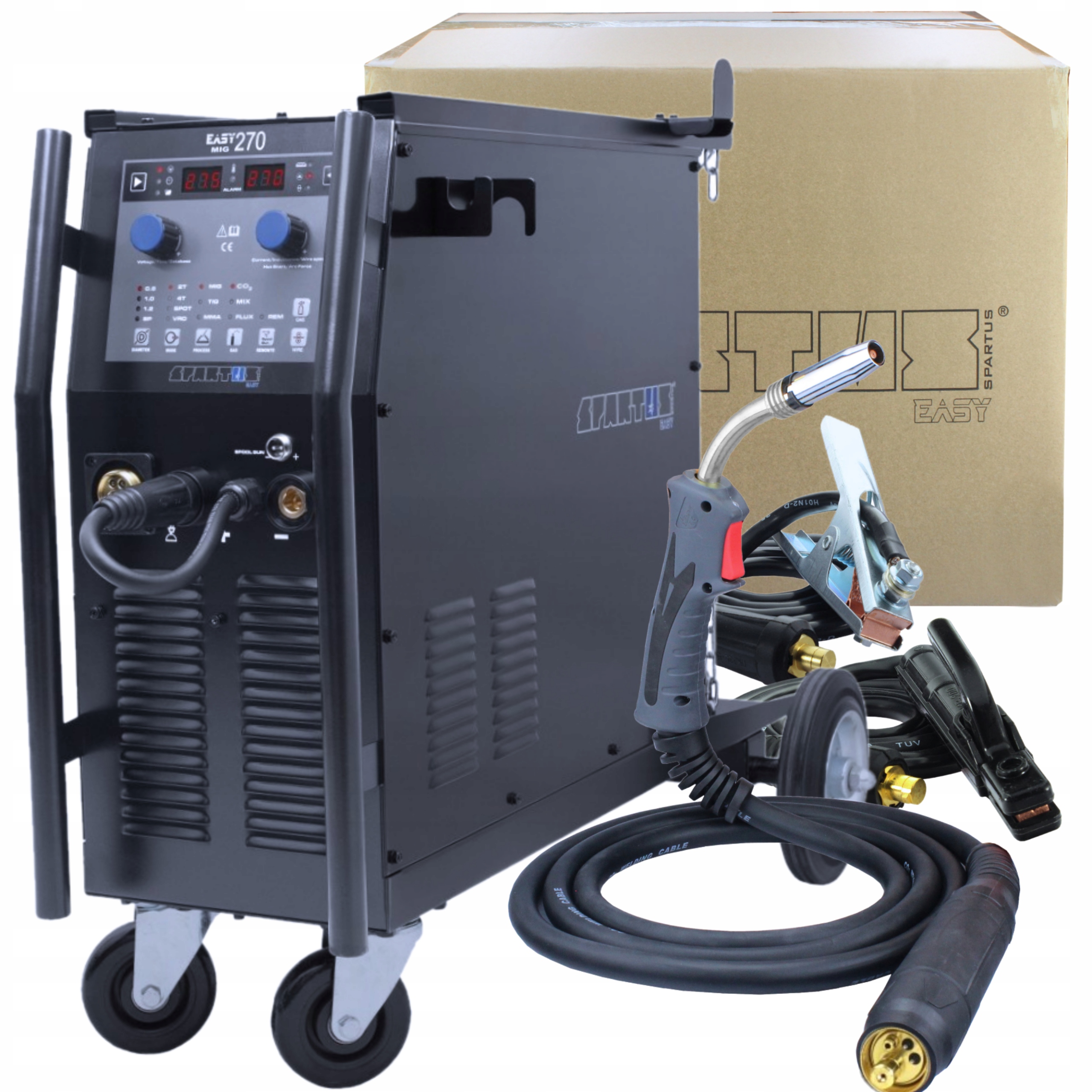 Spawarka Migomat Mig Easymig 270 Mma Igbt 3W1 Synergia Spartus