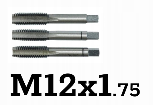 

Gwintownik Zestaw Gwintowników M12x1.75 Hss 10358