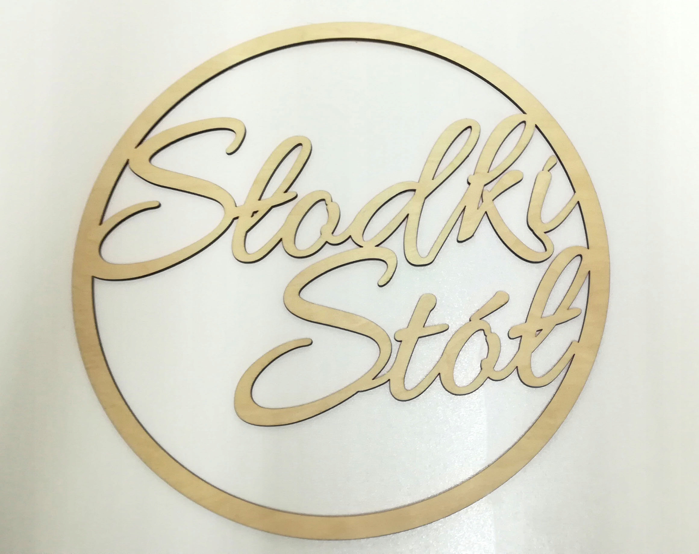 OBRĘCZ koło SŁODKI STÓŁ dekoracja ślub wesele Kod producenta KSS1