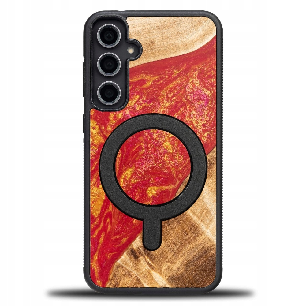 Pouzdro Bewood Unique pro Samsung Galaxy S23 Fe Neons Paris s MagSafe