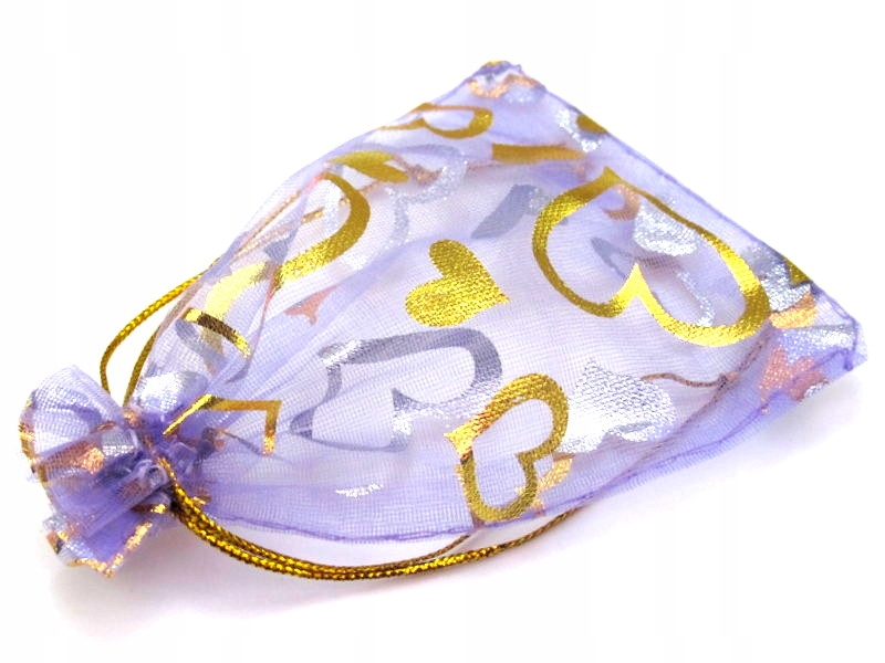 

Woreczek ozdobny Organza 11 x9 cm Fioletowy [E105]