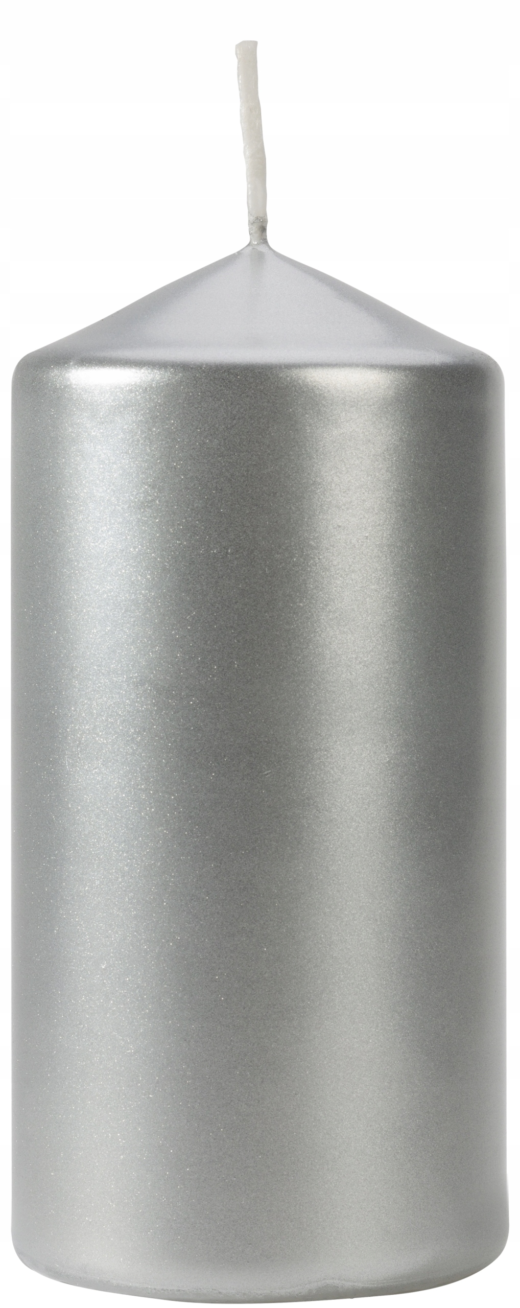

Świeca walec świeczka 60/120 Bispol Srebrne 12cm