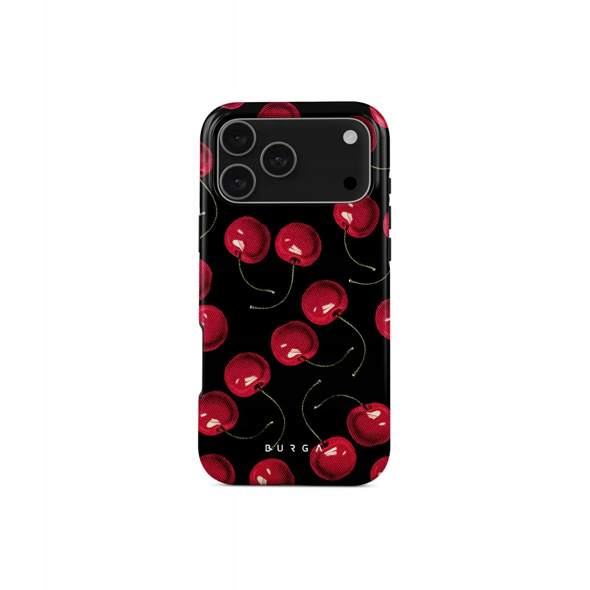 Kryt pro iPhone 17 Pro Max Burga Cherrybomb Tough MagSafe Case třešeň