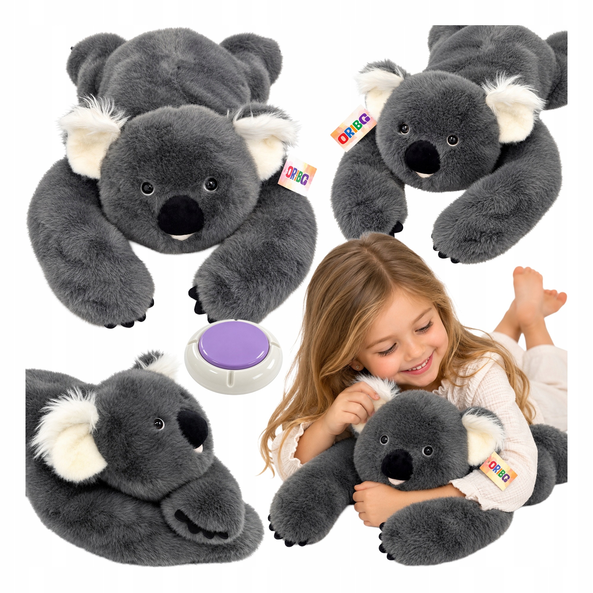 Maskotka Obciążeniowa Miś Koala Sensoryczny Z Modułem Wibrującym 2KG