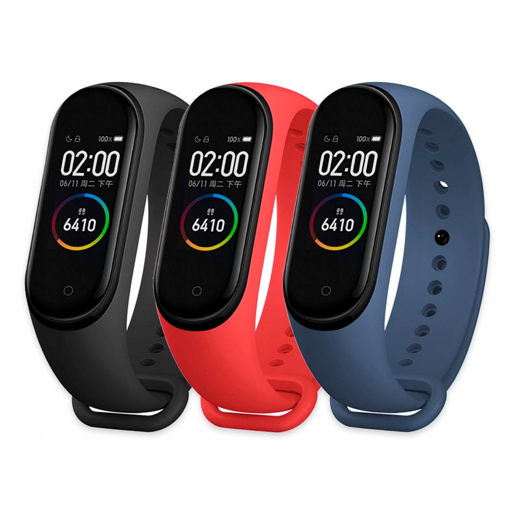 

Opaska Zamienna Do Xiaomi MI Band 3/4 Pasek 3 Szt