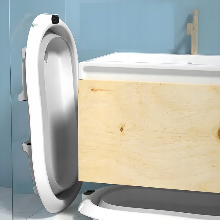 WANIENKA SKŁADANA dla dziecka niemowląt SILIKONOWA TERMOMETR LCD PODUSZKA Marka inna