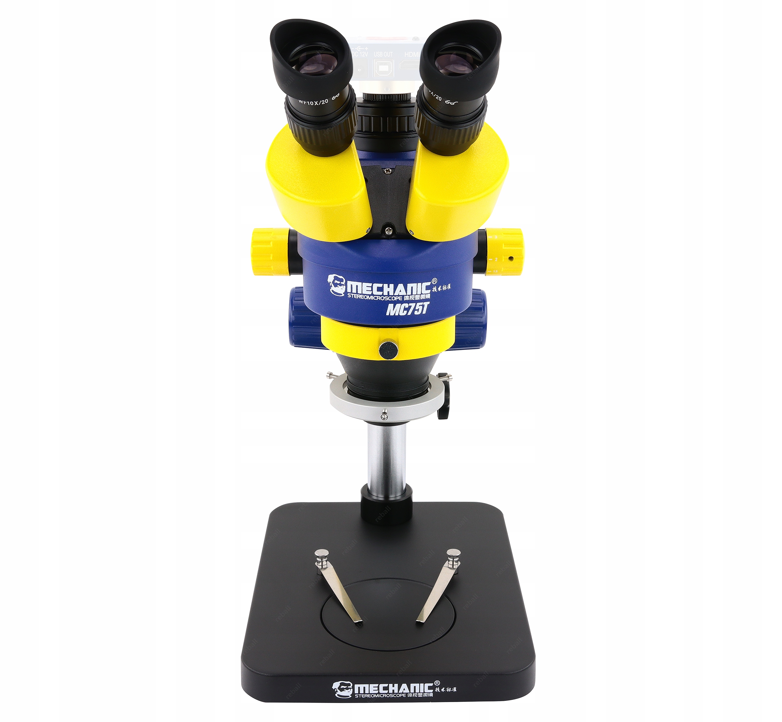 Stereo Mikroskop Trinokulární Mechanic MC75T-B1 x45 Osvětlení