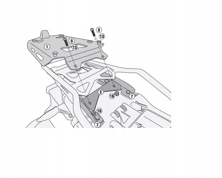 MB стійка Givi під багажник BMW F850gs Adv