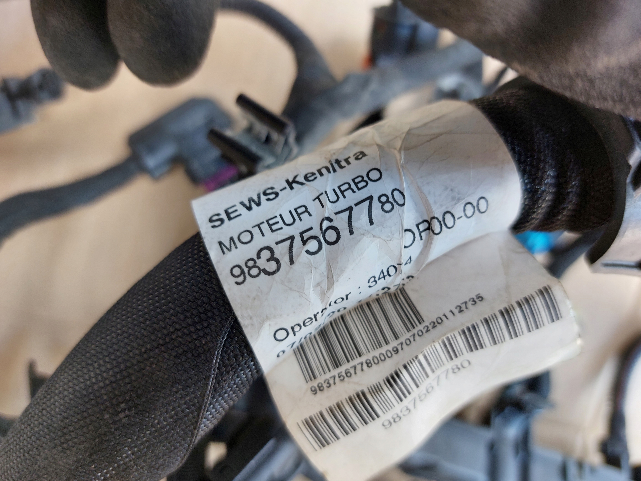 bundle of the engine PEUGEOT 3008 II 1.2 THP 20r