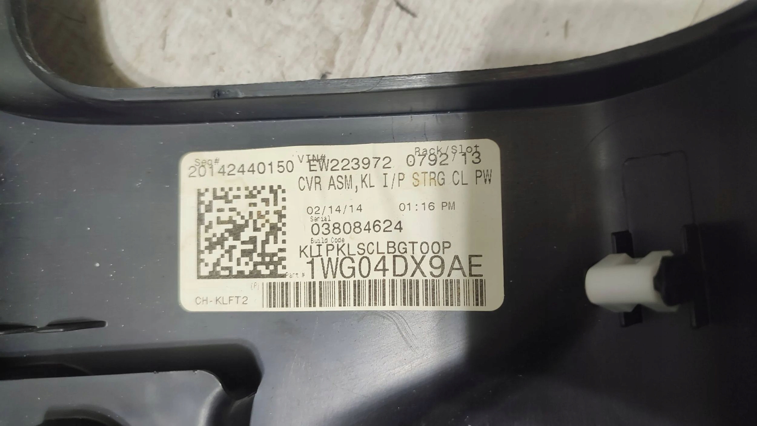 Jeep Cherokee 2015 Blende Abdeckung der Lenksäule lenkrad