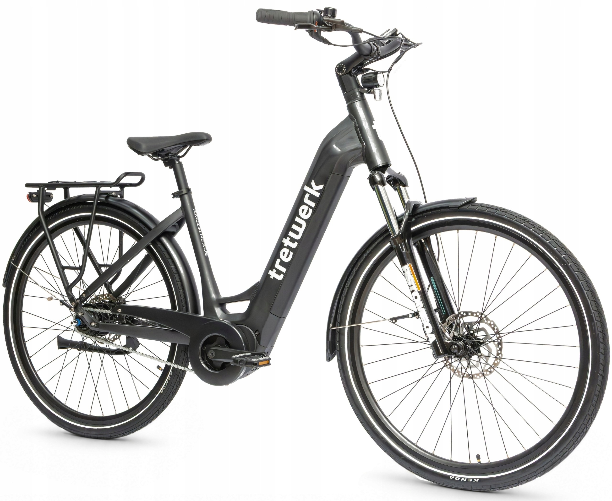 Rower Elektryczny Damski Miejski 28" Aluminium Shimano Nexus Bagażnik