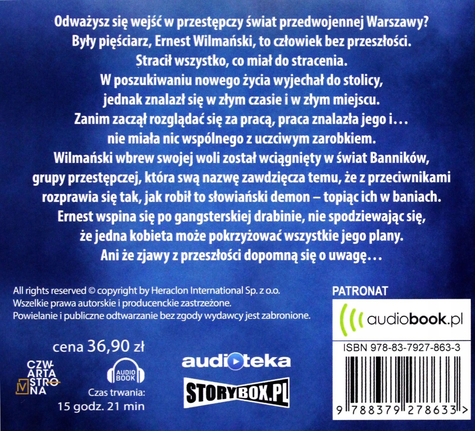 ŚWIT KTÓRY NIE NADEJDZIE - REMIGIUSZ MRÓZ [AUDIOBOOK] Stan opakowania oryginalne