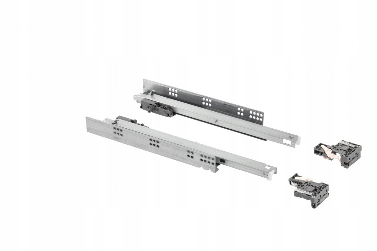 PROWADNICA DOLNEGO MONTAŻU MODERN SLIDE 3D L-450MM PUSH TO OPEN,PŁYTA 18MM