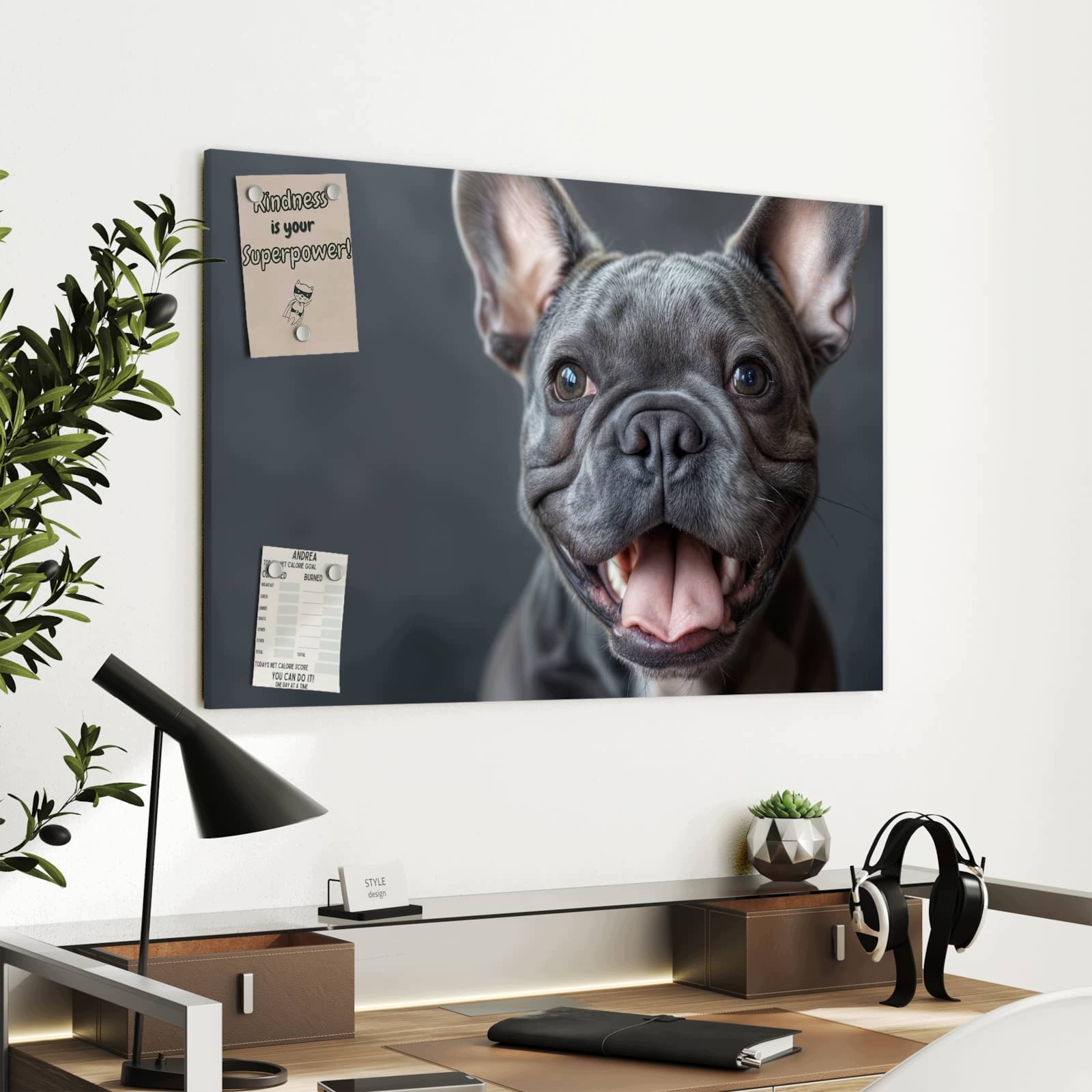 Magnetická tabule Šmiejoucy se Pes 90 × 60 cm